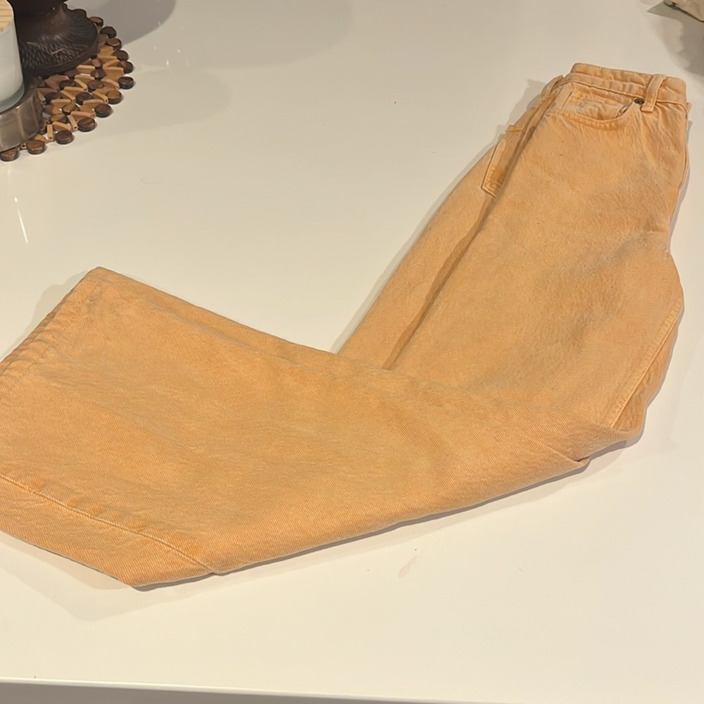 Zara Stone washes sherbet orange jeans - Picture 2 of 5